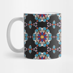 Floral Kaleidoscope Pattern Mug